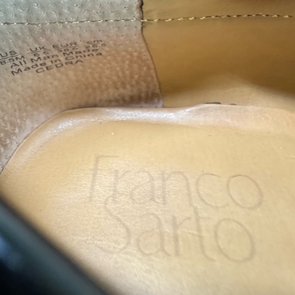 Franco Sarto Cedra Patent Leather Loafers black womens 8.5 EUC - Picture 6 of 6